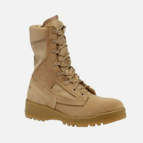sz5W NWTs BELLEVILLE 390DES HOT WEATHER 8"HIGH MILITARY COMBAT BOOTS IH 00080 - Picture 1 of 1